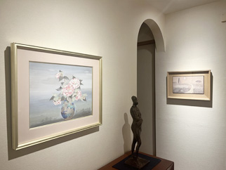 山本丘人と堀文子展　ギャラリー1